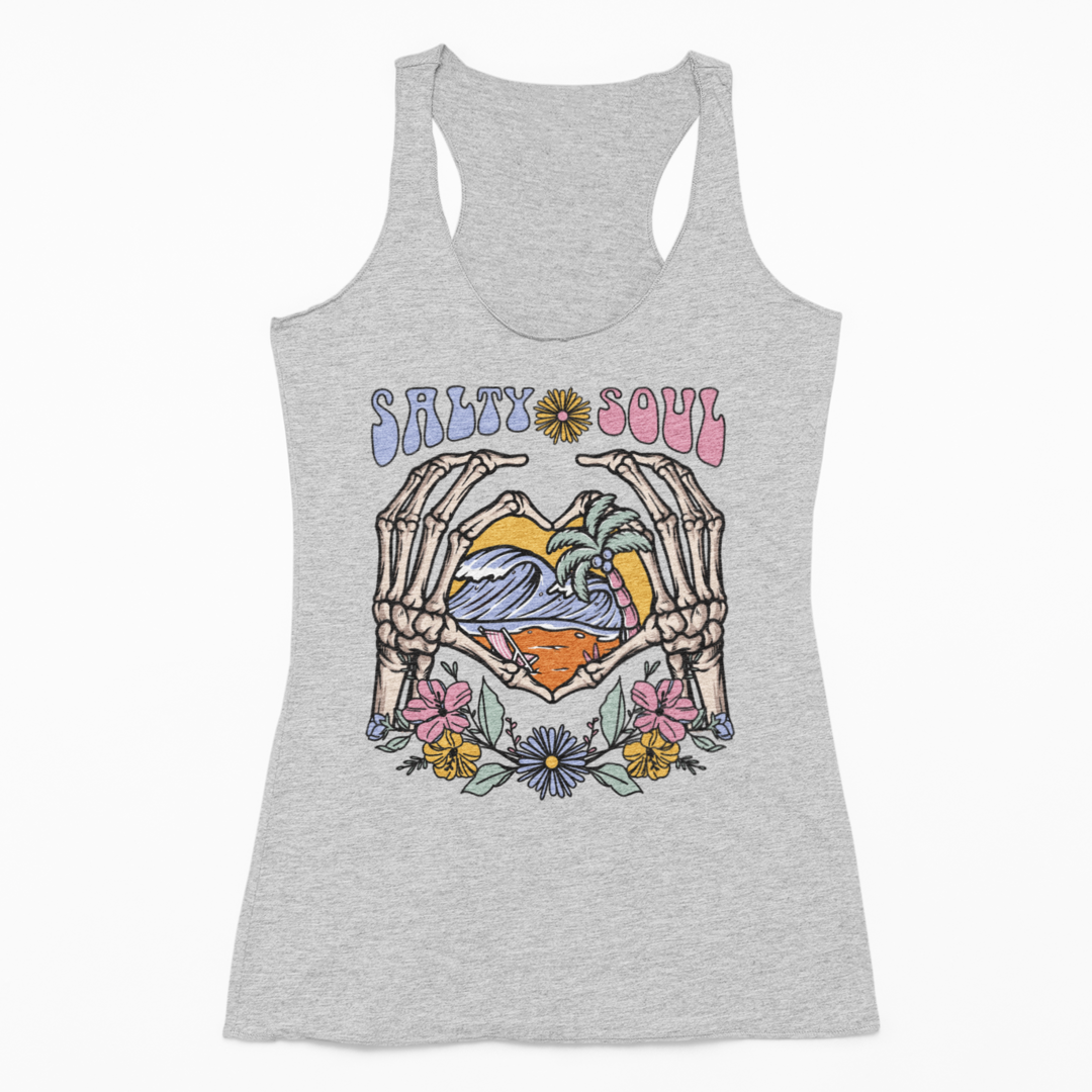 Salty Soul Racerback Tank