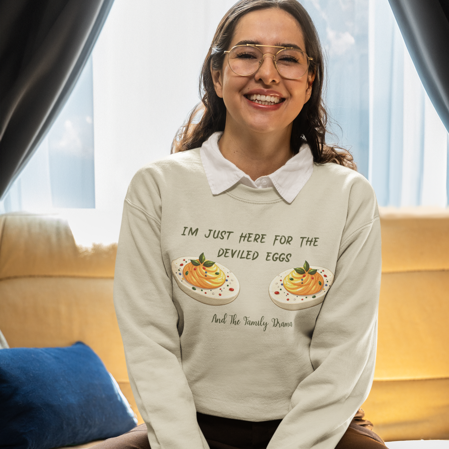 Deviled Eggs & Drama Graphic Sweatshirt