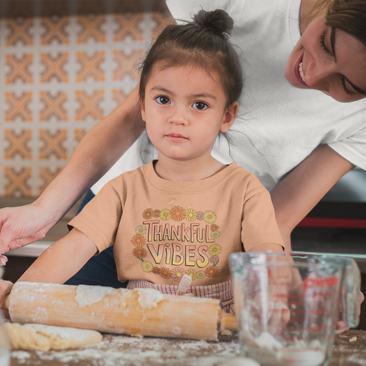 Thankful Vibes Youth & Toddler Graphic Tee