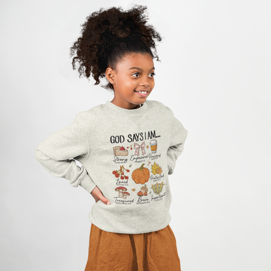 God Says - Fall Edition Youth & Toddler Sweatshirt