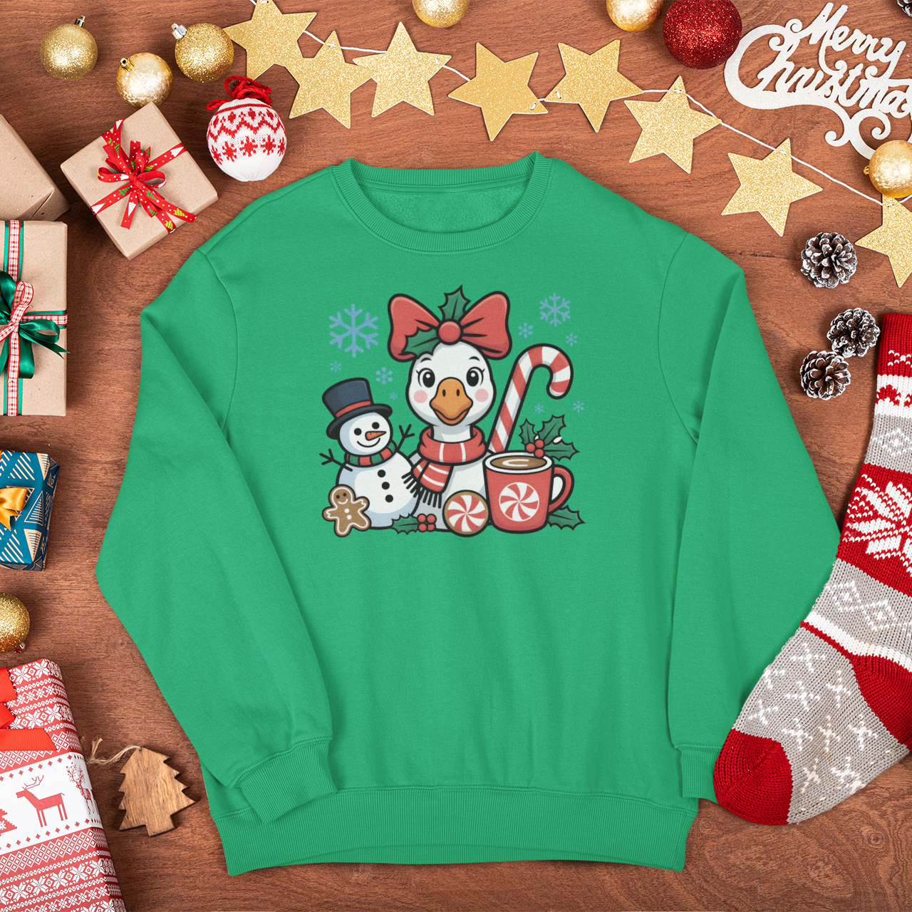 Mom & Me Goose Duo Adult Graphic Sweatshirt