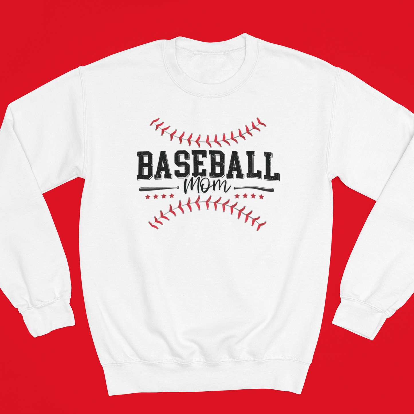 Baseball Mom Graphic Sweatshirt