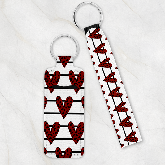 Wild Heart Chapstick Keychain Holder