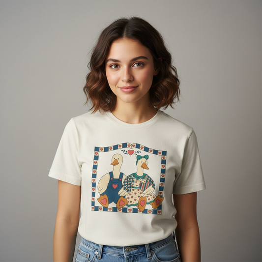 Sweetheart Duck Duo Graphic Tee