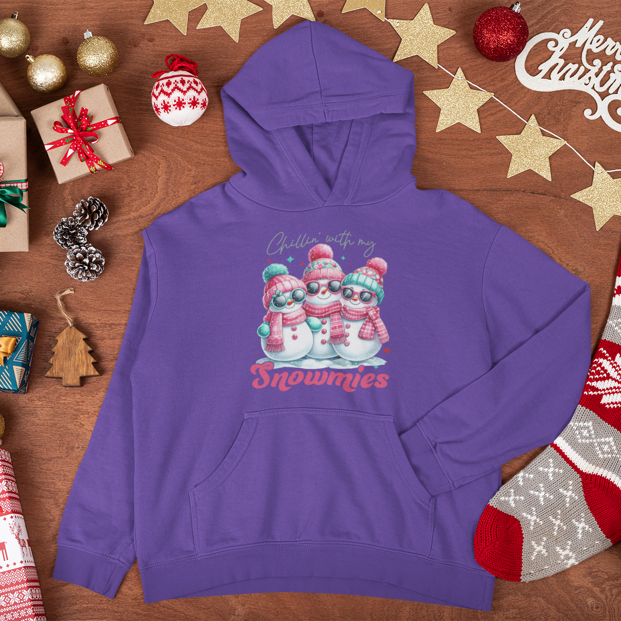 Chillin' With My Snowmies Youth & Toddler Hoodie