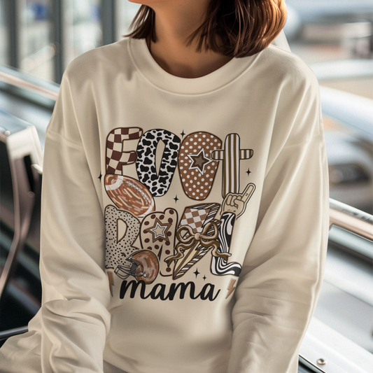 Football Mama Graphic Sweatshirt