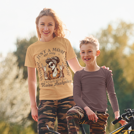 Just A Mom Graphic Tee