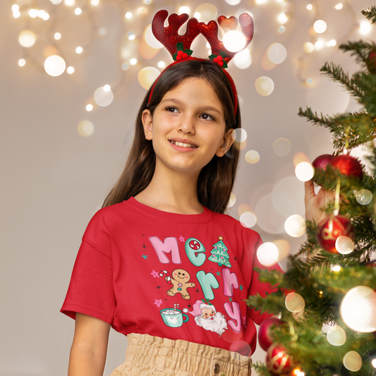 Candy Cane Merry Youth & Toddler Graphic Tee