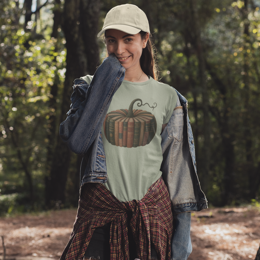 Bookish Pumpkin Graphic Tee