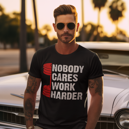 Nobody Cares Work Harder Graphic Tee