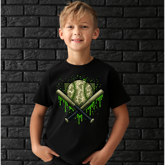 Basbeball Drip Youth Graphic Tee